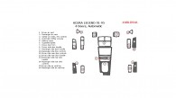 Acura Legend 1991, 1992, 1993, 1994, 1995, Interior Kit, 4 Door Automatic, 16 Pcs.