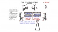 Ford Explorer Sport 2003, Basic Interior Kit, 15 Pcs.