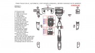 Ford Focus 2005, 2006, 2007, Automatic, With Power Windows, Center Console With Armrest, Full Interior Kit, 29 Pcs.