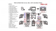 Ford Expedition 2003, 2004, 2005, 2006, Interior Kit, Non-Eddie Bauer Edition, 4WD, With Advance Track, 23 Pcs.