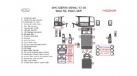GMC Sierra Denali 2003, 2004, 2005, 2006, Basic Interior Kit, 27 Pcs., OEM Match.