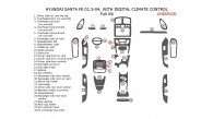 Hyundai Santa Fe 2002.5, 2003, 2004, Full Interior Kit, With Digital Climate Control, 31 Pcs.