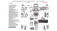 Kia Magentis/Optima 2007-2008, With Digital Climate Control, Full Interior Kit, 53 Pcs.