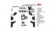 Land Rover Discovery 1995, 1996, 1997, 1998, Automatic, Full Interior Kit, Without OEM, 33 Pcs.