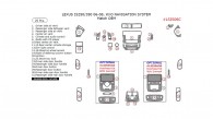 Lexus IS 2006, 2007, 2008, Interior Dash Kit, W/o Navigation System, 25 Pcs., Match OEM