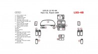 Lexus LS 1993-1994, Main Interior Kit, 18 Pcs., Match OEM