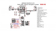 Nissan Maxima 2002-2003, Interior Dash Kit, Without Navigation System, 31 Pcs., OEM Match.
