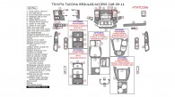 Toyota Tacoma 2009, 2010, 2011, Toyota Tacoma Interior Dash Kit, Regular/Access Cab 2009-2011, 42 Pcs.