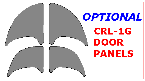 Chrysler PT Cruiser 2001, 2002, 2003, 2004, 2005, Interior Kit, Door Panels, 4 Pcs. dash trim kits options